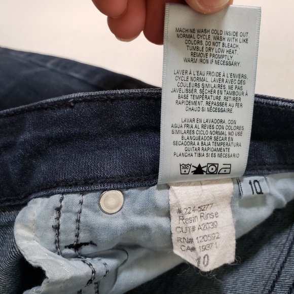 Cache Vintage 5-Pocket Mid-Rise Resin Rinse Jeans Size 10 - Picture 10 of 10